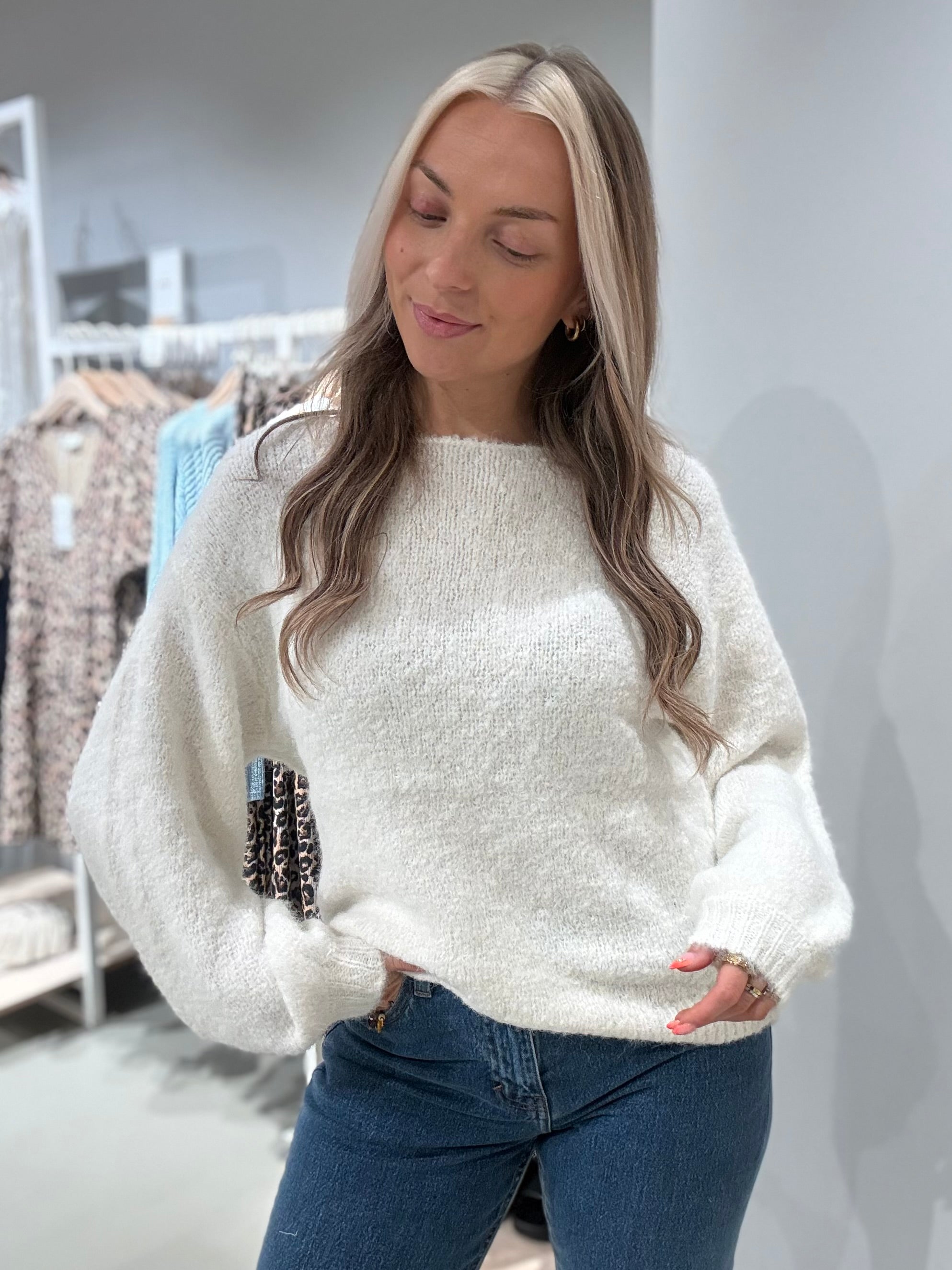 VIMARLEY Pullover - Egret